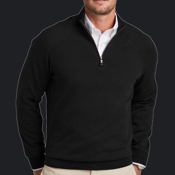 Cotton Stretch 1/4 Zip Sweater Thumbnail