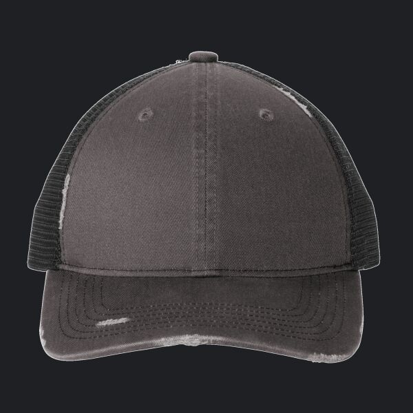 Distressed Mesh Back Cap Thumbnail