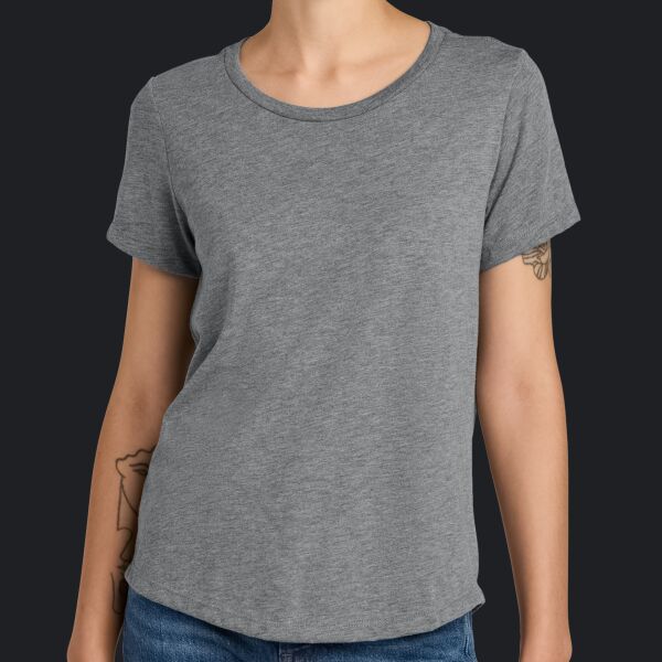 Women's Relaxed Tri Blend Scoop Neck Tee Thumbnail