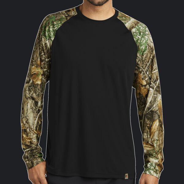 Realtree ® Colorblock Performance Long Sleeve Tee Thumbnail