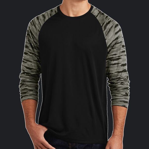 Drift Camo Colorblock Long Sleeve Tee Thumbnail