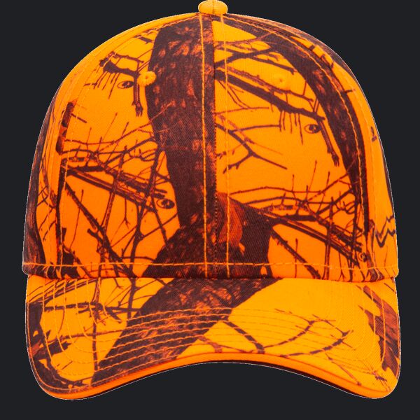 OTTO CAP® Mossy Oak Camouflage Sandwich Visor 6 Panel Low Profile Baseball Cap Thumbnail