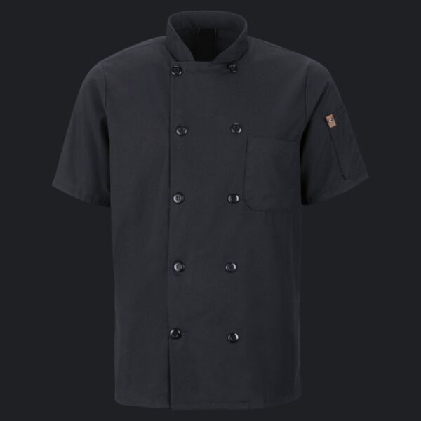 Mimix™ Short Sleeve Chef Coat with OilBlok Thumbnail