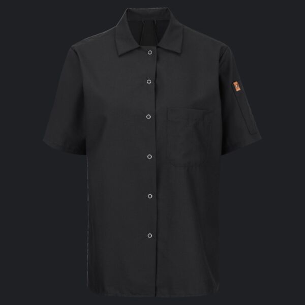 Women's Mimix™ Short Sleeve Cook Shirt with OilBlok Thumbnail