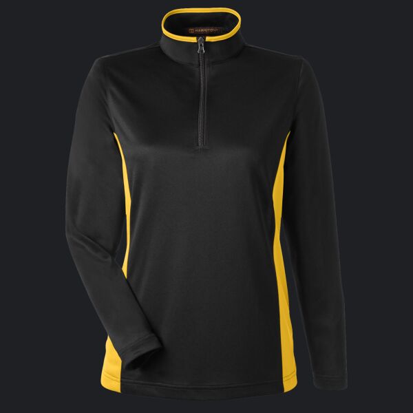 Ladies' Flash Snag Protection Plus IL Colorblock Quarter-Zip Thumbnail