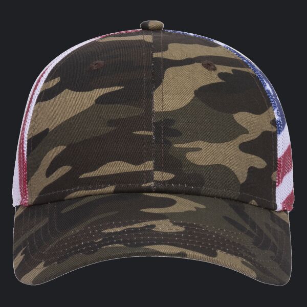 OTTO CAP 6 Panel Low Profile Mesh Back Trucker Hat Thumbnail