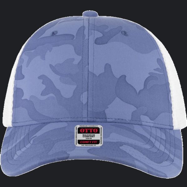 OTTO CAP "OTTO COMFY FIT" 6 Panel Low Profile Mesh Back Trucker Hat Thumbnail