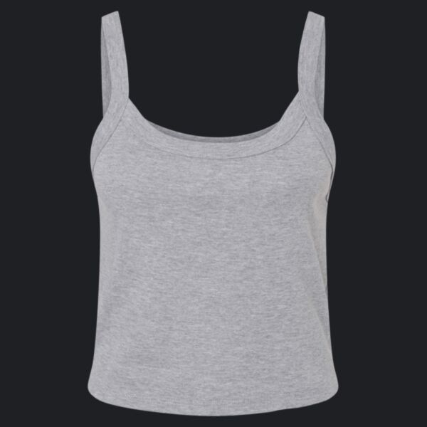 Women's Micro Rib Spaghetti Strap Tank Thumbnail
