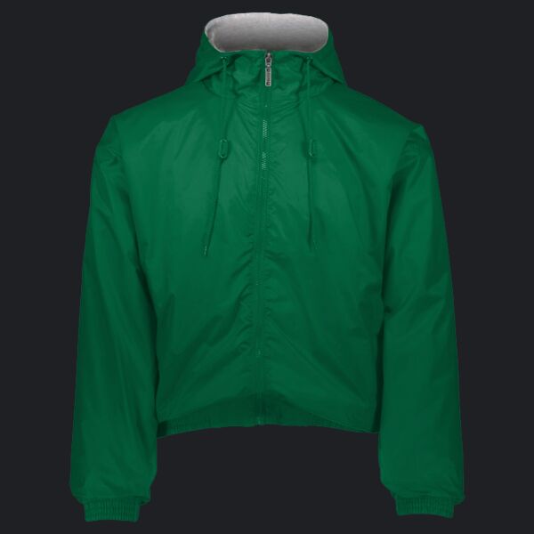 Youth Hooded Taffeta Jacket/Fleece Lined Thumbnail