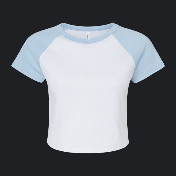 Ladies' Micro Ribbed Raglan Baby T-Shirt Thumbnail