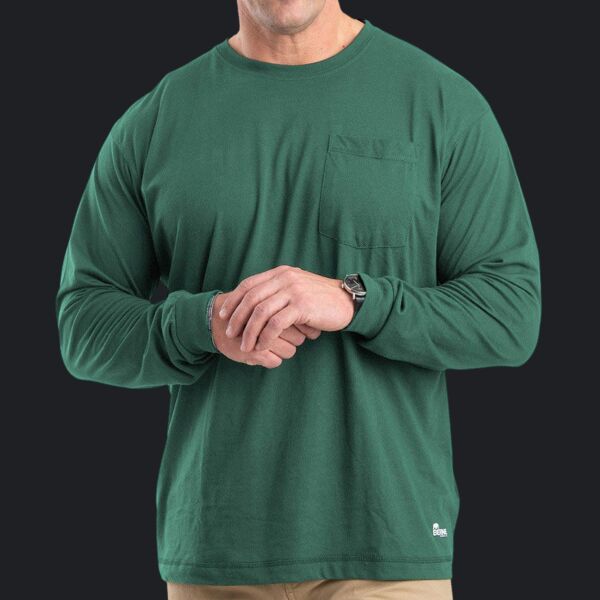 Tall Performance Long-Sleeve Pocket T-Shirt Thumbnail
