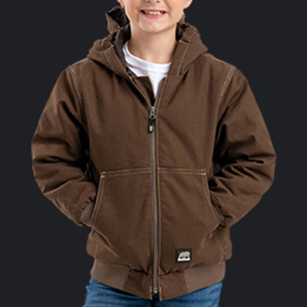 Youth Highland Softstone Duck Hooded Jacket Thumbnail