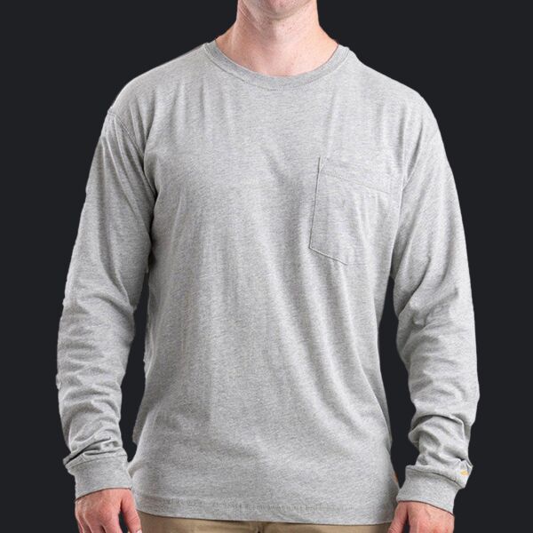 Unisex Performance Long-Sleeve Pocket T-Shirt Thumbnail