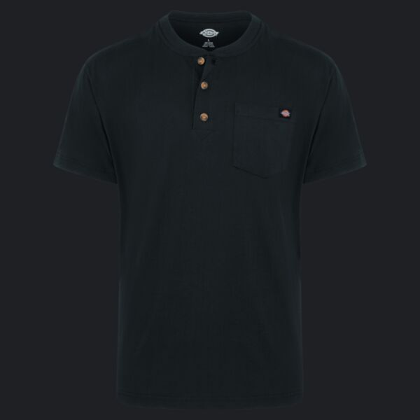 Men's Tall Heavyweight Traditional Short Sleeve Henley Thumbnail