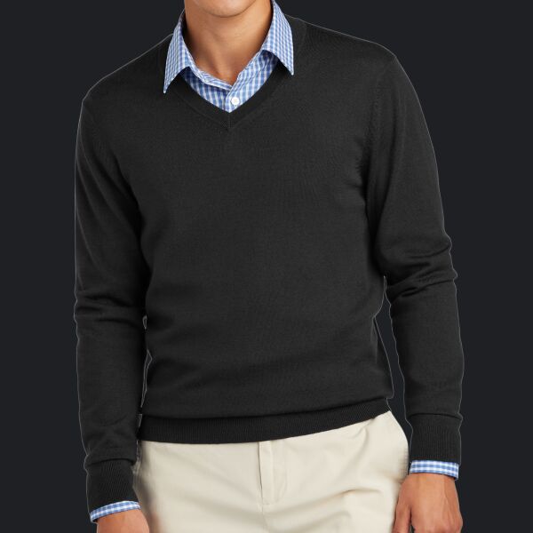 Washable Merino V Neck Sweater Thumbnail