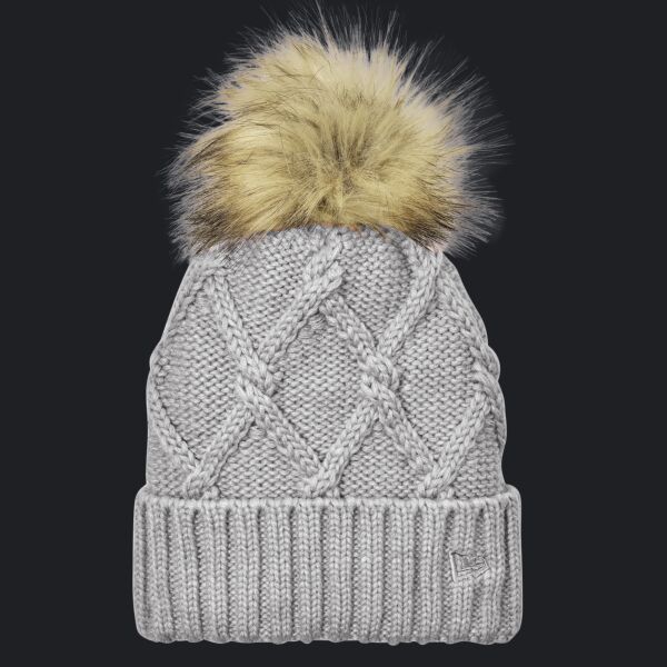 Faux Fur Pom Beanie Thumbnail