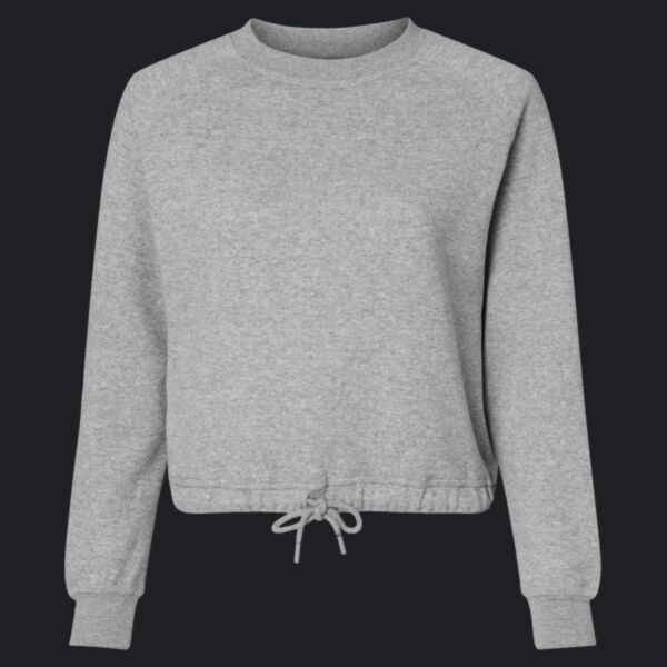 Women's Relaxed 3-End Boxy Fleece Crewneck Sweatshirt Thumbnail