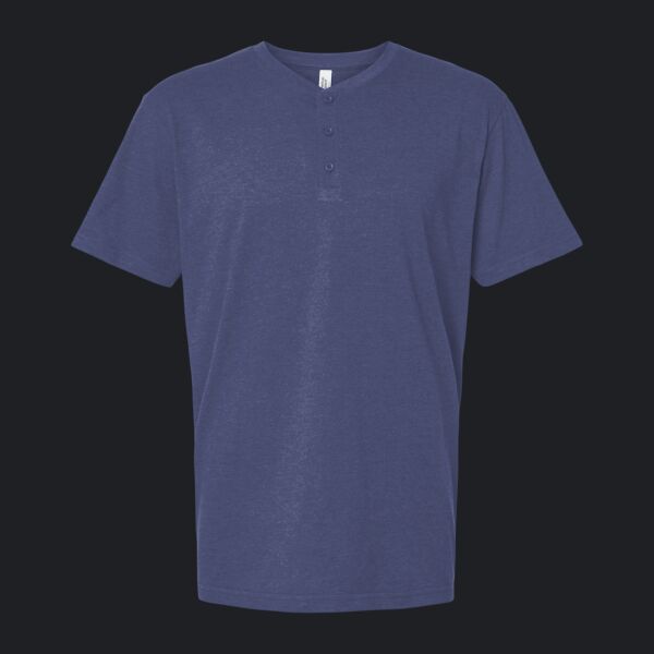 Unisex CVC Henley Tee Thumbnail