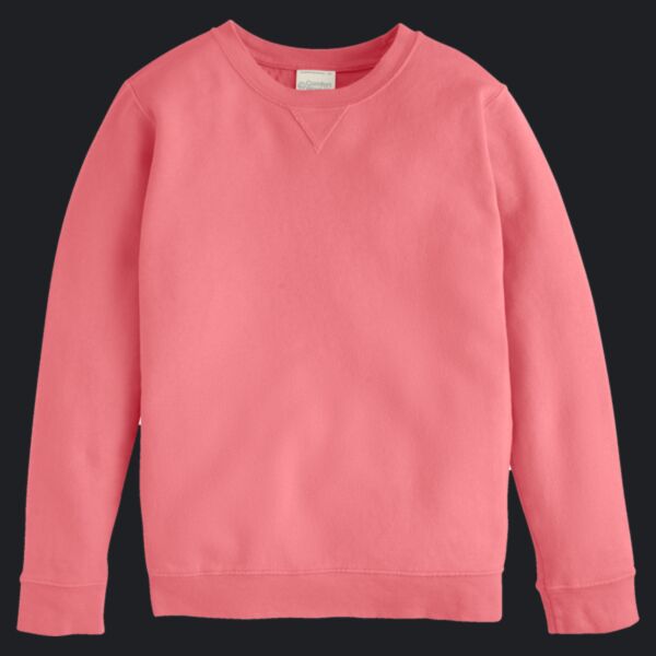Youth Garment-Dyed Crewneck Sweatshirt Thumbnail