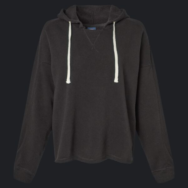 Women's Angel Fleece Crop Hooded Sweatshirt Thumbnail