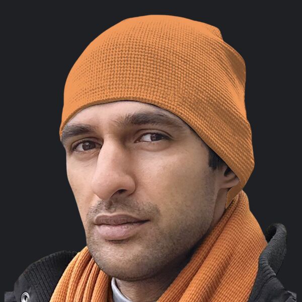 USA Made 8" Cotton Thermal Beanie Thumbnail