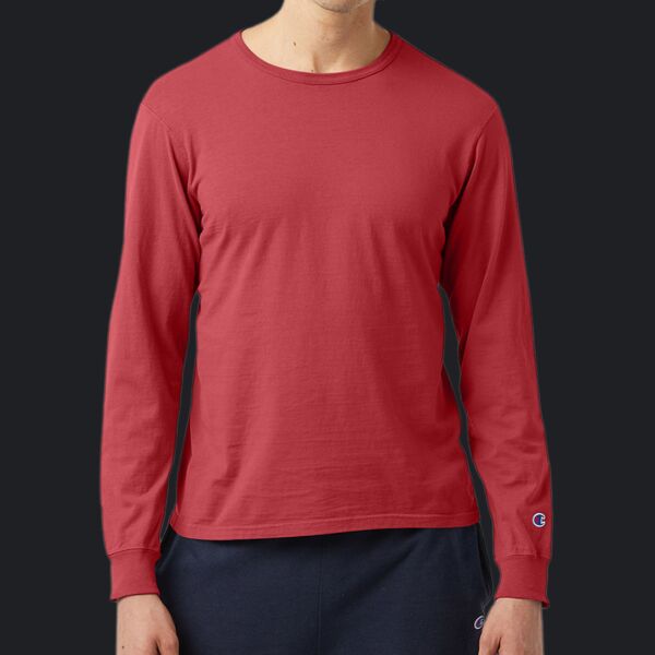 Unisex Long-Sleeve Garment Dyed T-Shirt Thumbnail
