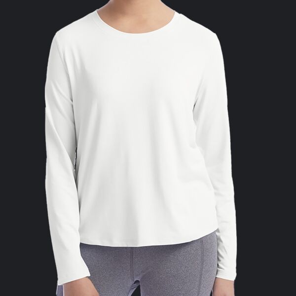 Ladies' Cutout Long Sleeve T-Shirt Thumbnail