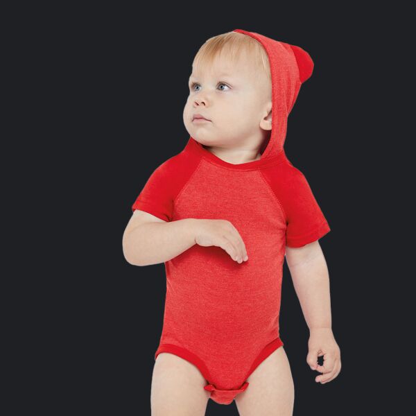 Infant Character Hooded Bodysuit with Ears Thumbnail