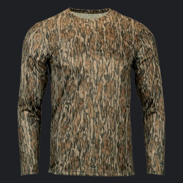 Men's Oxford Performance Camo Print Long Sleeve T-Shirt Thumbnail