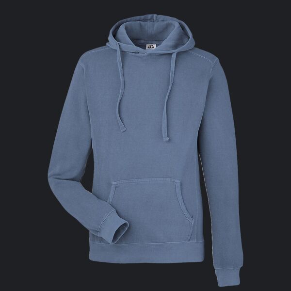 Unisex Pigment-Dyed Fleece Hooded Sweatshirt Thumbnail