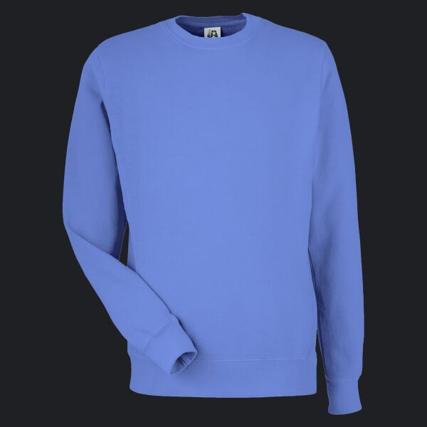Unisex Pigment-Dyed Fleece Crewneck Sweatshirt Thumbnail