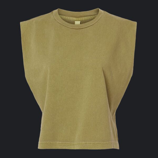 Women's Garment-Dyed Heavyweight Muscle Tee Thumbnail