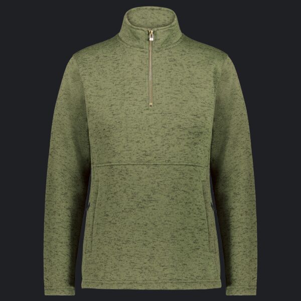 Ladies Alpine Sweater Fleece 1/4 Zip Pullover Thumbnail
