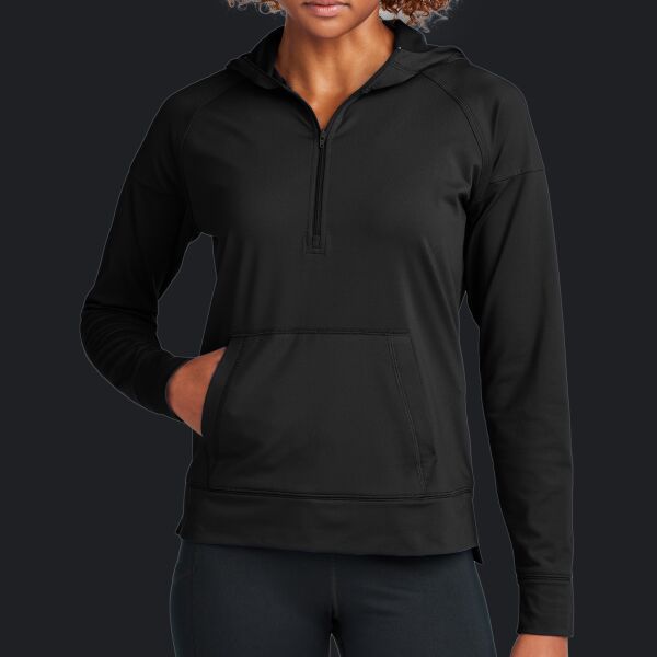 Women's Sport Wick ® Stretch 1/2 Zip Hoodie Thumbnail