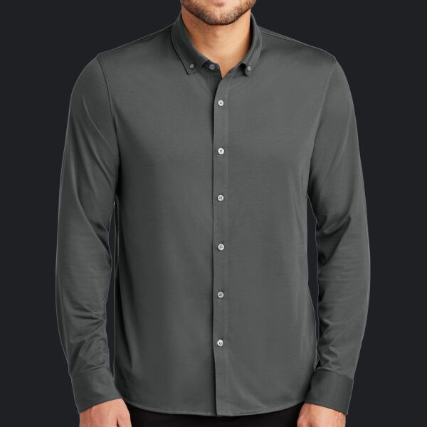 Stretch Jersey Long Sleeve Shirt Thumbnail