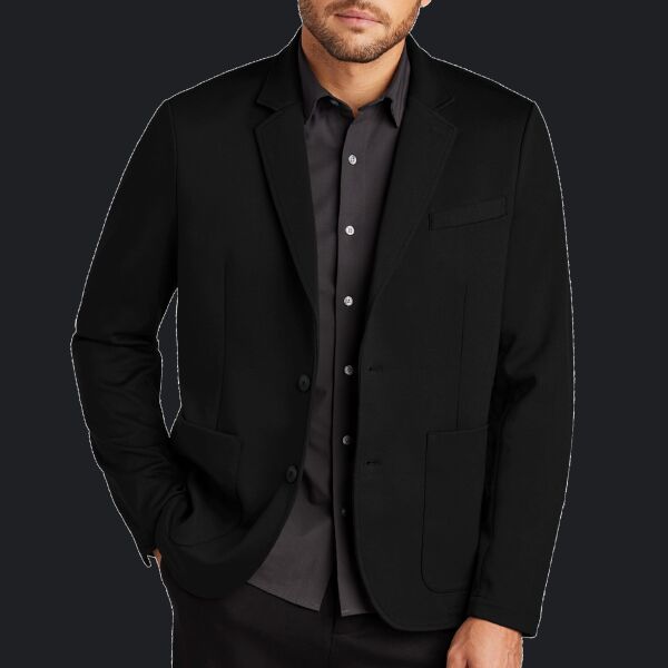 Relaxed Knit Blazer Thumbnail