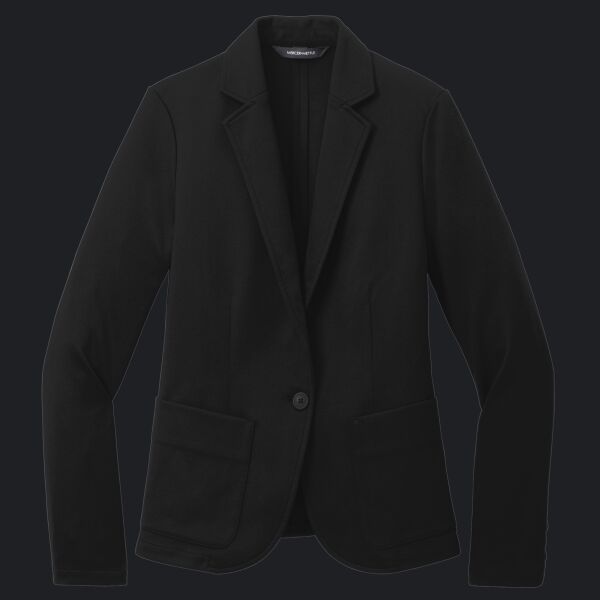 Women's Relaxed Knit Blazer Thumbnail