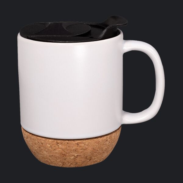 14oz Ceramic Mug With Cork Base Thumbnail