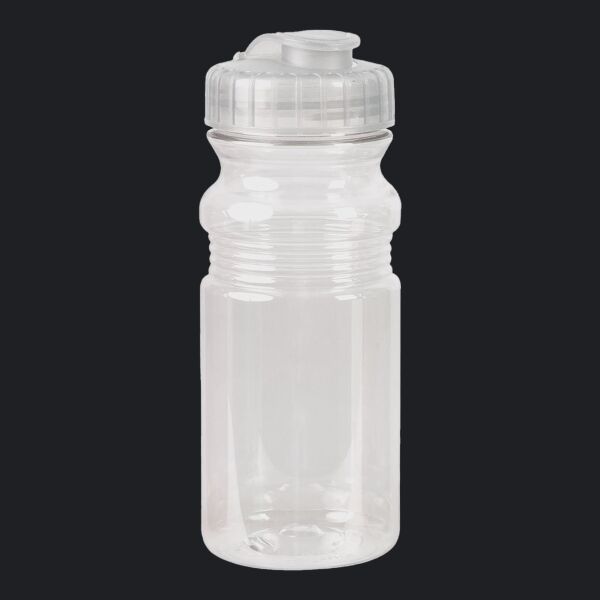 USA Made 20oz Translucent Sport Water Bottle With Snap Cap Thumbnail