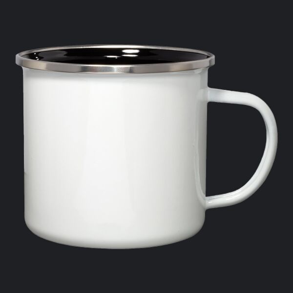 16.9oz Iron And Stainless Steel Log Cabin Mug Thumbnail