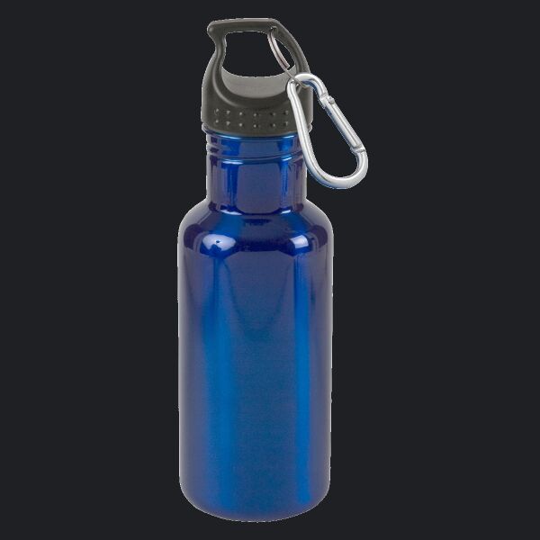 17oz Stainless Steel Adventure Water Bottle With Carabiner Thumbnail