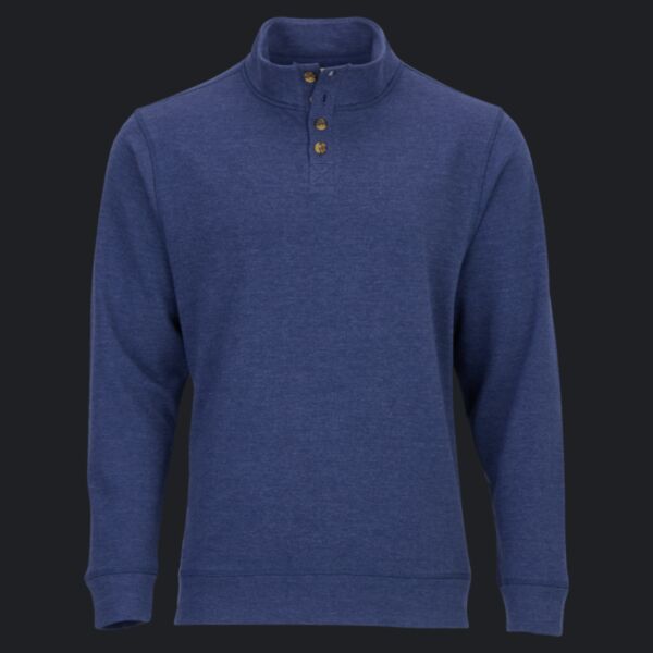 Men's French Terry Button Pullover Thumbnail