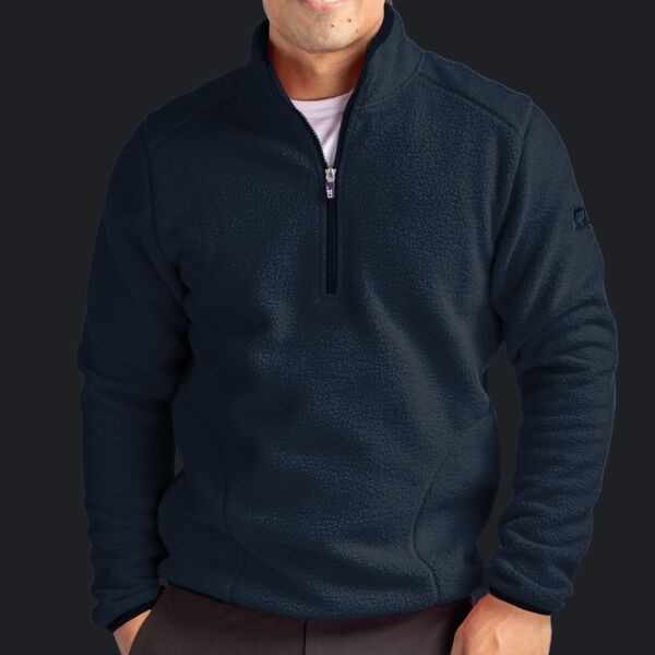 Cutter & Buck Cascade Eco Sherpa Fleece Mens Big & Tall Quarter Zip Jacket Thumbnail
