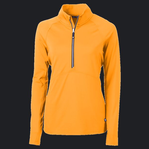 Cutter & Buck Adapt Eco Knit Stretch Recycled Womens Half Zip Pullover Thumbnail