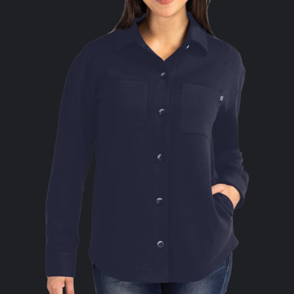 Cutter & Buck Roam Eco Recycled Womens Shirt Jacket Thumbnail