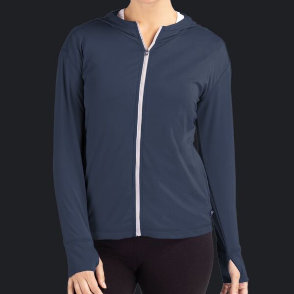 Cutter & Buck Daybreak Eco Recycled Womens Full Zip Hoodie Thumbnail