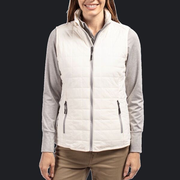 Cutter & Buck Rainier PrimaLoft Womens Eco Insulated Full Zip Puffer Vest Thumbnail