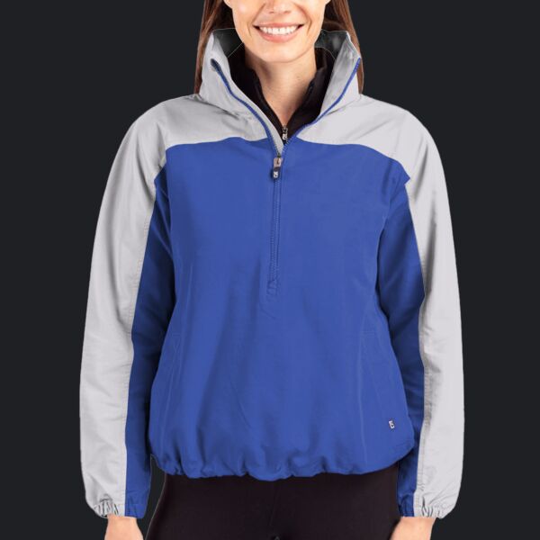 Cutter & Buck Charter Eco Recycled Womens Anorak Jacket Thumbnail