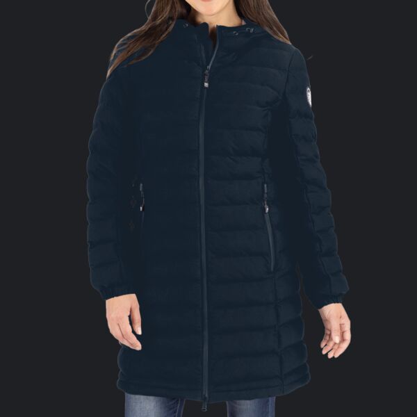 Cutter & Buck Mission Ridge Repreve Eco Insulated Womens Long Puffer Jacket Thumbnail