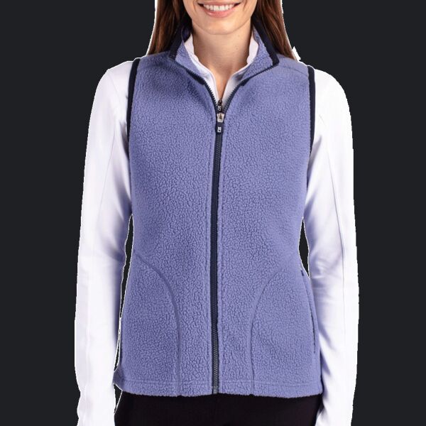 Cutter & Buck Cascade Eco Sherpa Fleece Womens Vest Thumbnail